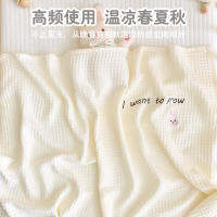 ฤดูร้อนผ้าห่มเด็ก Super Soft ถักรถเข็นเด็กทารกแรกเกิดเตียงนอนทารกผ้าปูที่นอน muslin swaddle wrapper