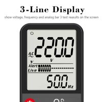 ZZOOI ADMS7 Portable Digital Multimeter Auto AC/DC Voltage Meter Ohm Tester LCD Display 6000 Counts