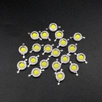 20pcs High Power LED Diodes 1W White Ultra Bright 3000K 100-120lm Brightness 1Watt LED Diodo 1 W Diod Warm White Beads 3V Electrical Circuitry Parts