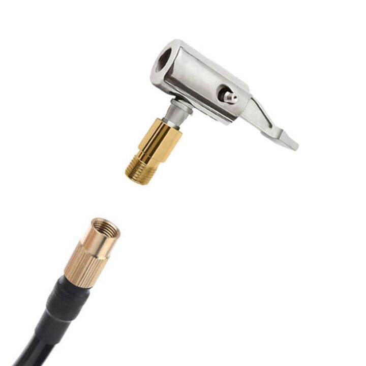 Air Pump Nozzle Adapter with Deflation Inflator Valve Connector Head