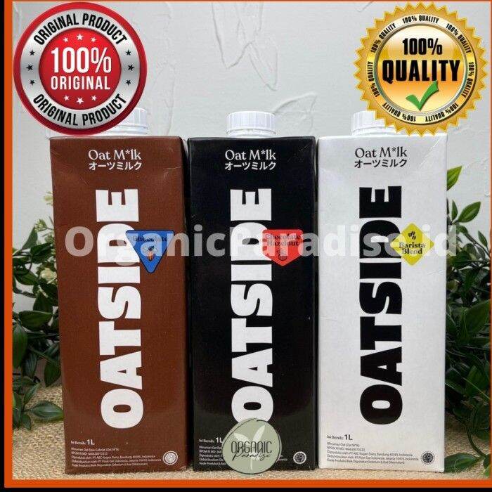 Oatside Oat Milk Barista Chocolate Hazelnut Susu Gandum 1 Liter