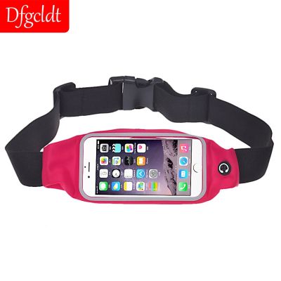 6 inches Sports Running Waist Bag Outdoor Jogging Belt Waterproof Phone Bag Case Gym Waist Holder Cover for iPhone Samsung Phone