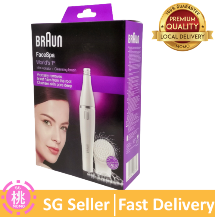 Braun Epilator Face 810 Facial Hair Removal and Facial Cleansing, with