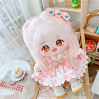 20cm Cute Doll Accessories Pink Hear Cherry Princess Hairpin Clothes Set Solar SUMIN Irene DaHyun Tzuyu Girls Doll Gift