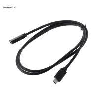 R9CB USB C Male to USB C Female Extension Data Charging Cable Type C Extender 1m