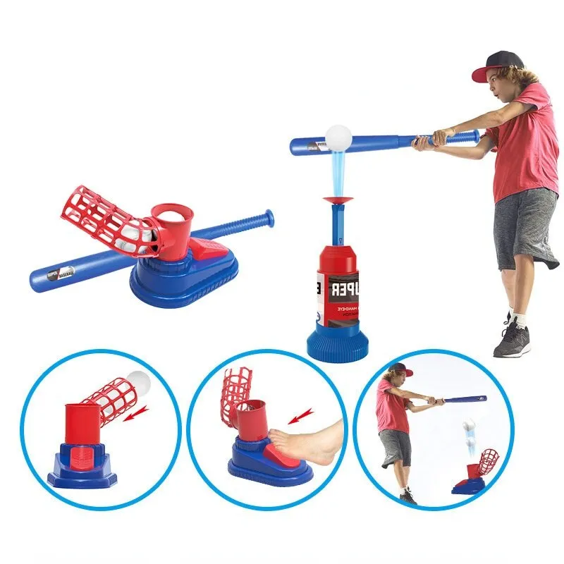 New Baseball Launcher Kids Outdoor Sports Toys Foot Ejection