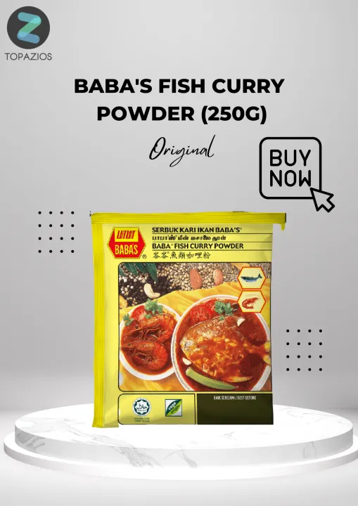 BABAS Fish Curry Powder (250g) Lazada