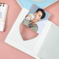 FANRI อัลบั้มสำหรับเก็บเคสรูปภาพขนาดเล็ก3นิ้วลายหัวใจน่ารักของสะสมเครื่องเขียนในโรงเรียนของสะสม Pgoto ที่ใส่บัตรและภาพถ่ายหนังสือเก็บอัลบั้มรูปหัวใจกลวงโฟโต้ของสะสมอัลบั้มรูป3นิ้ว