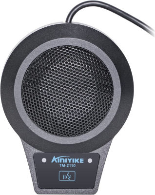 AInIYIKE TM-2110 Conference USB Microphone for Computer Desktop and Laptop with 360° / 20 Long Pick Up Range Compatible with Windows and Mac for Dictation, Recording, YouTube, Conference Call, Skype