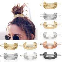 【YF】 New Alloy Round Top Hairpin Bun Cage Minimalist Holder Hair Stick Girl Accessories Jewelry