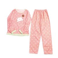 【YRS】 Women Ladies Pyjamas Set Long sleeve Pajamas Perempuan Baju Tidur