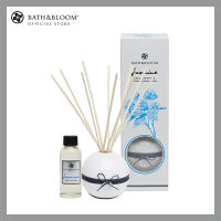 BATH &amp; BLOOM Jasmine Diffuser 100ml. Set บาธ แอนด์ บลูม ชุดไม้หอมอโรม่าปรับอากาศกลิ่นดอกมะลิ 100 มล.+ ก้านไม้