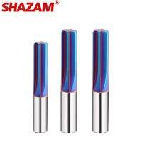 SHAZAM CNC Mechanical Workshop Tools 68 H7 Blue Nano เคลือบทังสเตนเหล็กร่องตรงรีมเมอร์คาร์ไบด์มิลลิ่งคัตเตอร์