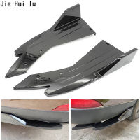 2PCS Car Rear Bumper Lip Winglets Side Skirt Splitters Spoiler Lips Wing Trim Bumper Splitter Auto Decorative Pretective Guards