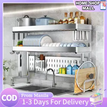 1 extendable sink dish drying rack 304 adjustable filter sink