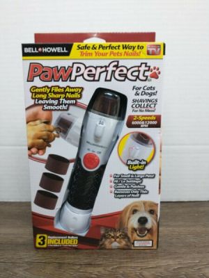 ของแท้ RAINBEAU อุปกรณ์ดูแลเล็บสุนัข กรรไกรตัดเล็บหมา มีไฟ LED ที่ลับเล็บหมา ตะไบเล็บหมา แบบอัตโนมัติ ไร้สาย ใช้ถ่าน AA 3ก้อน