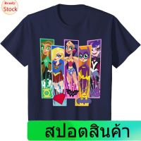 DC Comics Super Hero Girls Character Panels T-Shirt Short sleeve T-shirts Valentines Day gift