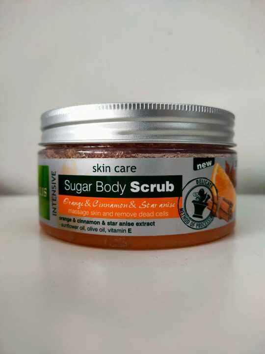 NATURALIS SUGAR BODY SCRUB ORANGE, CINNAMON &STAR ANISE 300G Lazada