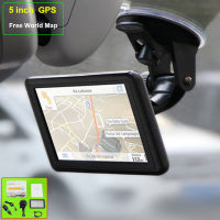 BaiTao GPS นำทางรถยนต์ USB ที่ชาร์จในรถชาร์จไฟสะดวกเครื่องส่งสัญญาณ FM Navigator 5.0นิ้วอุปกรณ์ GPS