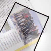 【Big-Sales】 yiyin2068 80x120mmhot selling Convinient A5 Flat PVC Magnifier Sheet X3 Book Page Magnification Magnifying Reading Glass Lens