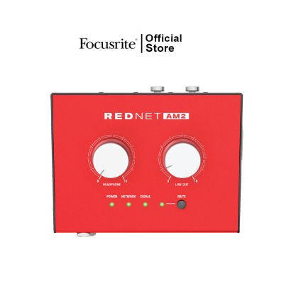 Focusrite RedNet AM2 Stereo Headphone And Line Output, PoE Supplied Amplifiers &amp; Distribution