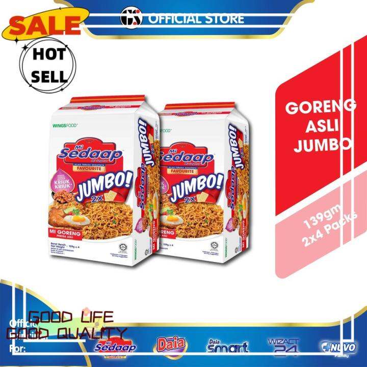 Fast Food Mi Sedaap Goreng Asli Jumbo Gm X X Lazada