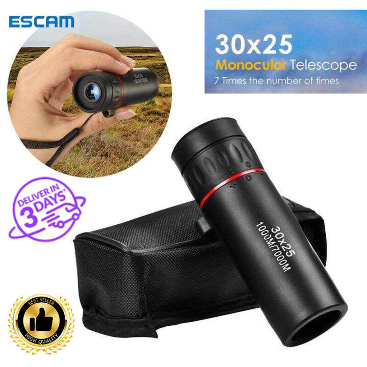 【Manila Stock】ESCAM Telescope 1000x Zoom 30X25 1000m Vinocular