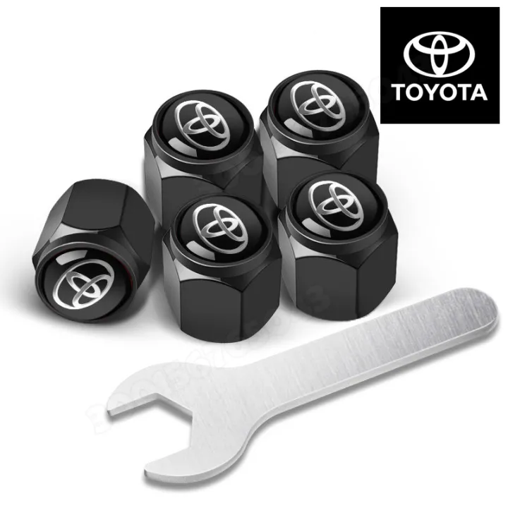 5Pcs/Set Zinc Alloy Valve Stems Caps Car Tyre Valve Caps Stainless