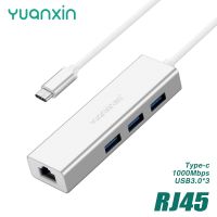 【DT】YUANXIN USB Ethernet Adapter USB 3.0 1000Mbps Network Card to USB RJ45 Lan for PC Xiaomi Mi Box 3/S Nintend Switch Ethernet USB  hot