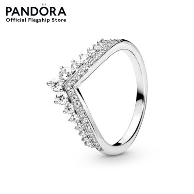 Pandora_Silver Princess Wishbone Ring เครื่องประดับ แหวน แหวนเงิน สีเงิน แหวนสีเงิน แหวนเพชร แหวนแพนดอร่า แพนดอร่า