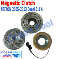 คลัชคอมแอร์ มิตซูบิชิ ไทรทัน ปี 2005 - 2013 ดีเซล 3.2 คอมมอนเรล สายพานร่อง A magnetic clutch Mitsubishi Triton 2005 2006 2007 2008 2009 2010 2011 2012 2013 compressor MGC0032