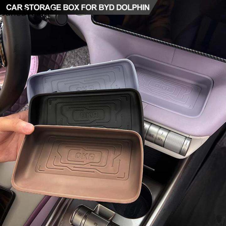 JaneDream Car Console Storage Box Center Armrest Hidden Box Cup Holder