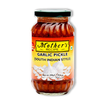 สินค้ามาใหม่! มาเธอร์ส เรซิพี การ์ลิคพิคเกิล เซาท์อินเดียน 300 กรัม Mothers Recipe Garlic Pickle South Indian 300 g ล็อตใหม่มาล่าสุด สินค้าสด มีเก็บเงินปลายทาง