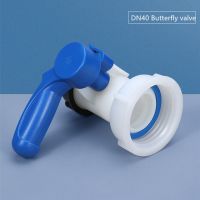 DN40 Butterfly Valve of IBC Container 1000L Tote Tank Valve Drain Adapter Ball Valve Butterfly Valve Acid Alkali Resistant Valve