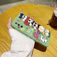 เคส Chenyyyka สำหรับ Huawei P30 Pro เคสลายการ์ตูนดินสอสีชินชินเพื่อนเคสมือถือนิ่มบางลายขอบสี่เหลี่ยมด้านข้างเคสซิลิโคนนิ่มเคสป้องกันการกระแทก