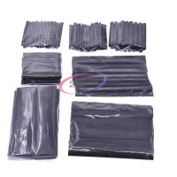 1set 127Pcs Polyolefin Car Electrical Cable Tube kits Heat Shrink Tube Tubing Sleeve Wrap Wire Assorted 7 Sizes Black Cable Management