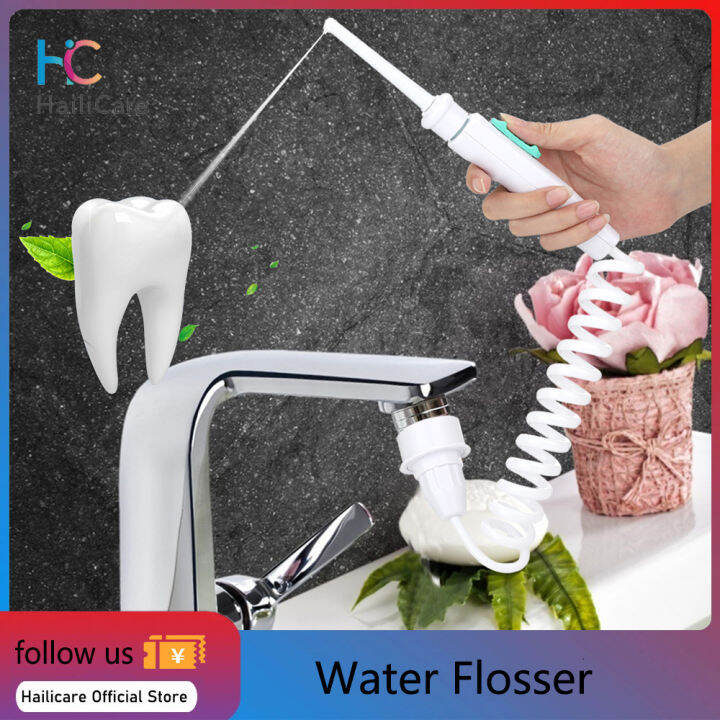 BNQWKF Store Hailicare Dental Water Flosser Oral Irrigator Faucet Water