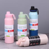 ✻♈ Vacuum Flask Thermal Mug Stainless Steel Thermos Bottle Portable Outdoor Sport Thermal Water Bottle Travel Insulated Cup Tumbler