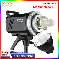 GODOX MS200 200 วัตต์atau ms300 300 วัตต์ 2.4 กรัมdibina-dalam penerima wayarles Ringan padatและTahan lama Bowens Gunungสตูดิโอแฟลช