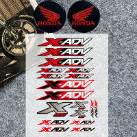 XADV โลโก้สำหรับ HONDA X-ADV 750 Stiker Motor แผ่นป้องกันถังด้านข้างสติ๊กเกอร์โลโก้แฟริ่งกระจกหน้ารูปลอกตกแต่งหน้าจอ