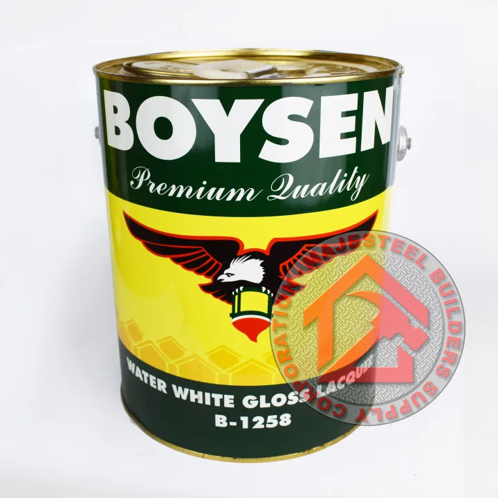 Boysen #1258 Water White Clear Gloss Lacquer (4LITERS) Interior Woods ...