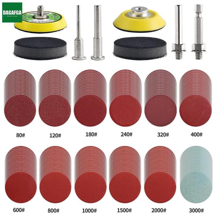 dagafga-แผ่นรองไม้สำหรับเครื่องครัวขัด2นิ้วแผ่นขัดอลูมินาขนาด2นิ้วกระดาษ80-3000กระดาษทรายกรวดเปลี่ยนได้อย่างรวดเร็วแผ่นขัดแผ่นขัดอลูมินาแผ่นขัด2นิ้ว