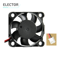 Elector พัดลม4010ขนาด40มม. 40x40x10มม. พัดลมคอมพิวเตอร์พัดลมระบายความร้อนเทอร์โบ DC5V พัดลมไร้แปรงสำหรับ2Pin 3Pin โวลต์สำหรับเครื่องพิมพ์ฮีทซิงค์คูลเลอร์หม้อน้ำ