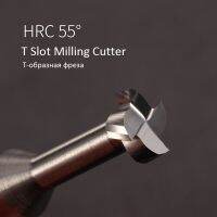 HRC55 คาร์ไบด์ T Slot Milling Cutter CNC เครื่องมือ 4 6 8 10 12mm Shank T ประเภท Grooving Endmill โลหะผสมทังสเตนเหล็ก Router Bit