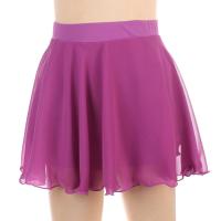 Women Ice Figure Skating Dress Dance Roller Skating Skirt Rose Red