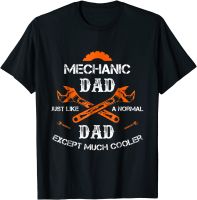 Mechanic Dad T Shirt - Mechanic Gift Shirt for Men Funny Tee Cotton Tops &amp; Tees Personalized Designer Casual Tshirts