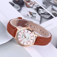 【July】 2023 spring new all-match womens watch simple digital retro style matte belt fresh casual ladies