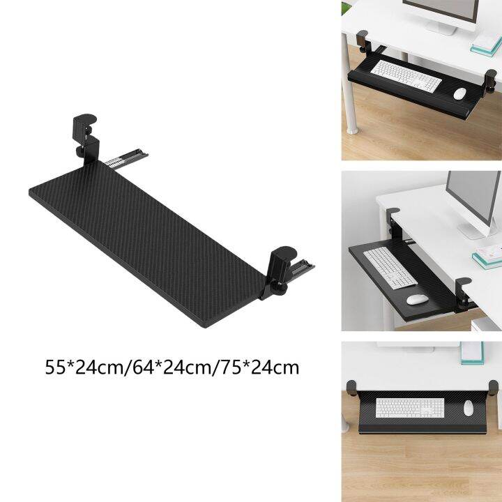 adjustable-computer-keyboard-tray-under-desk-easy-installation-storage-organizer-for-home-typing