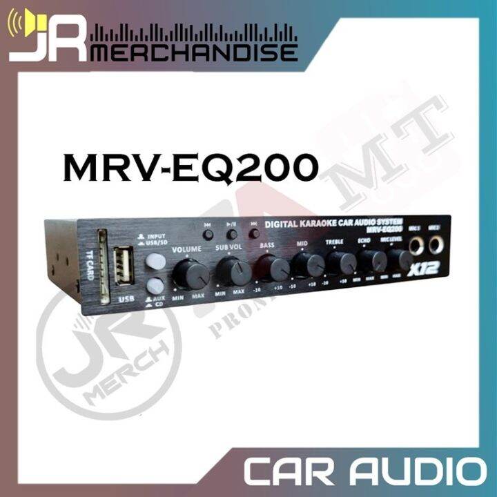 X12 (MRVEQ200) Preamp Parametric Equalizer with Subwoofer Output Mic