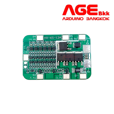BMS 6S 12A Lithium Battery 18650 Charger PCB BMS Protection Board